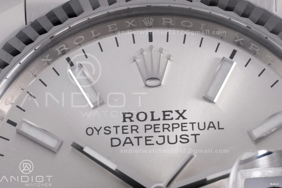 Edition 904L Jubilee SH3235 Silver Best Bracelet Steel DateJust 36 Clean 1:1 on 126234 Stick Dial 0127